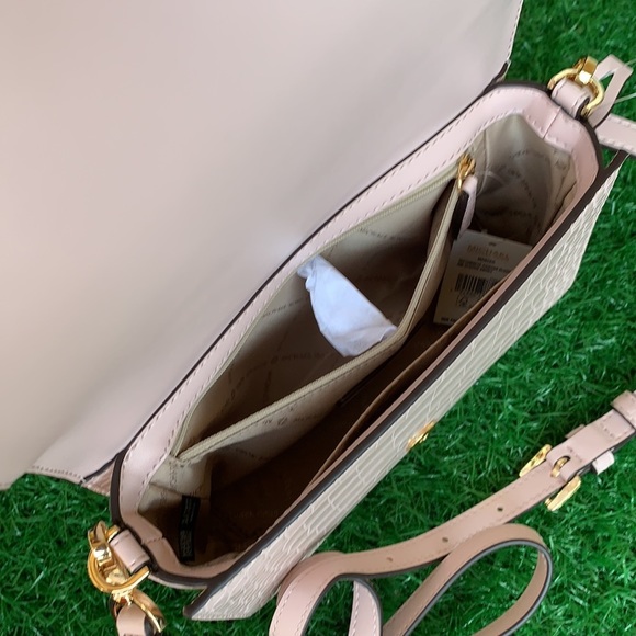 MICHAEL KORS MERCER SM CLUTCH XBODY POWDER BLUSH - Picture 14 of 15